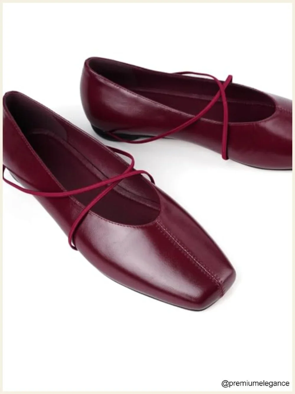 Women's Mary Jane Flats Square Toe Criss-Cross Straps Slip On Comfortable Work